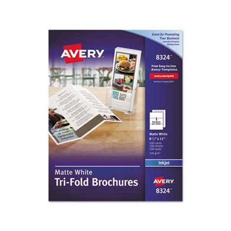 Avery Tri-Fold Brochures - AVE8324 - Shoplet.com