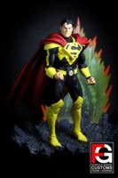 Yellow Lantern Superman Dc Direct Custom Action Figure