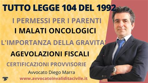 Tutto Sulla Legge 104 del 1992 invalidità avvocato disabilità