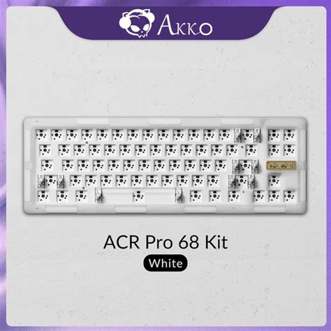 Akko Acr Pro Diy Kit Custom Keyboard Rgb Backlit Hot Swappable Barebone Mechanical Keyboard