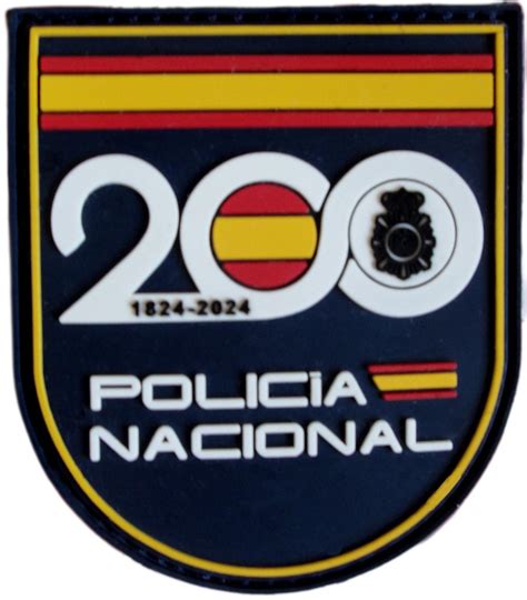 Polic A Nacional Cnp Aniversario Parche Insignia Emblema