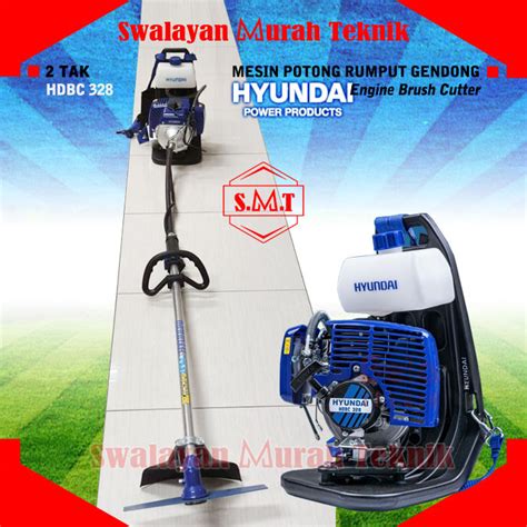 Hyundai Hdbc Mesin Potong Rumput Gendong Tak Engine Brush Cutter