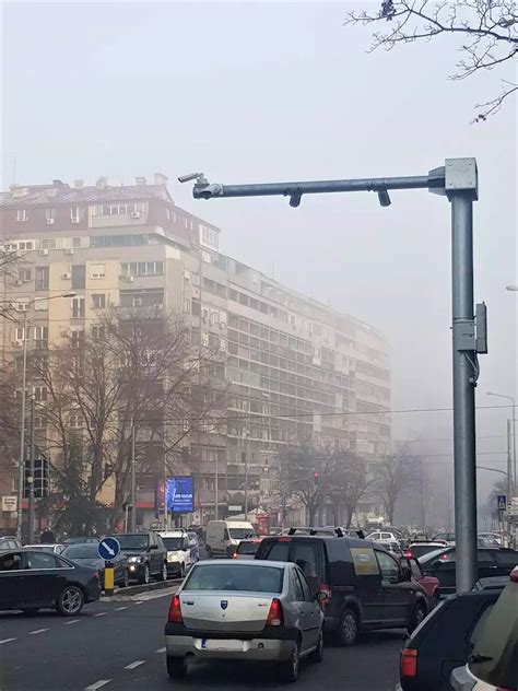 Important Locations Of Traffic Cameras On The Streets Of Belgrade Map