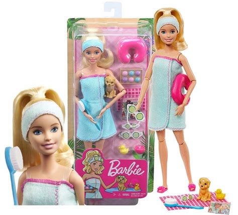 Lalka Barbie Relaks W Spa Zestaw Z Pieskiem Gjg Allegro Pl