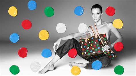 Bella Hadid Louis Vuitton X Yayoi Kusama Global 2023 IMG Models