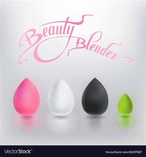 Beauty Blender Royalty Free Vector Image Vectorstock