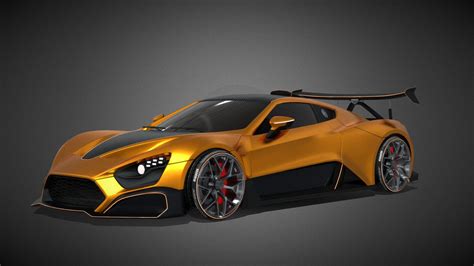 Zenvo Tsr S D Model By Triplanars F Ff Sketchfab