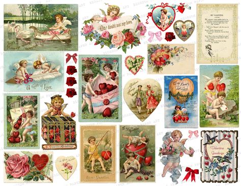 Free Vintage Valentines Printables