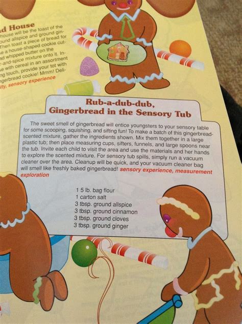 Gingerbread Sensory Bin Fun Activities For Preschoolers