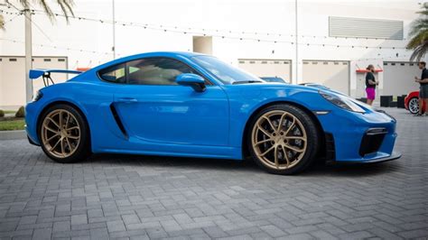 Win This Shark Blue Porsche Cayman GT4