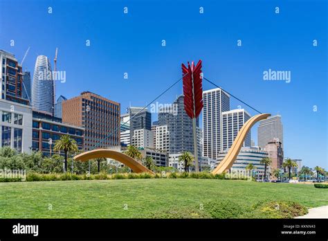 rincon park downtown san francisco california usa stock photo alamy