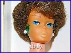 Barbie VINTAGE Brunette EUROPEAN SIDEPART BUBBLECUT BARBIE Doll WithBox