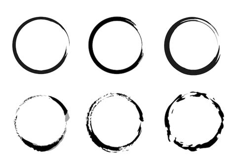 Enso Zen Trazo C Rculo S Mbolo De Pincel Japon S Ilustraci N Vectorial