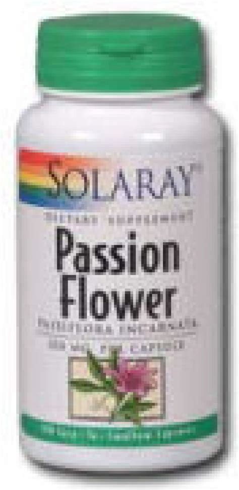 Solaray Passion Flower 350mg 100 Caps Nature S Tranquilzer