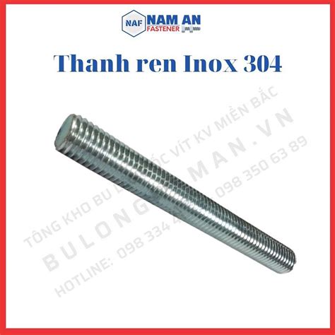 Mua Thanh ren ty ren inox 304 kích thước M10x1m M12x1m Inox 304