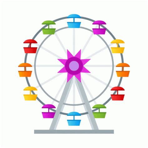 Ferris Wheel Joypixels Sticker - Ferris Wheel Joypixels Spinning ...