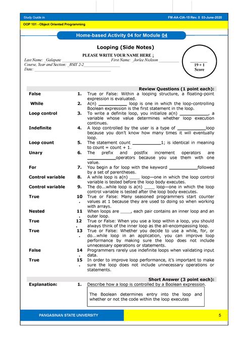 galapate jorlee nickxon  activity  bachelor  science