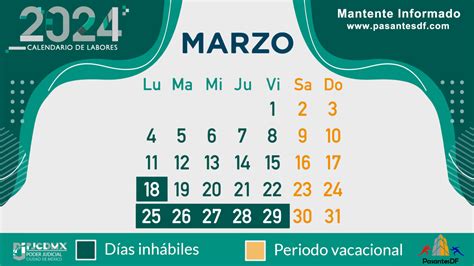 Calendario De Juzgados Pares Y Nones De La Cdmx Pasantes Df