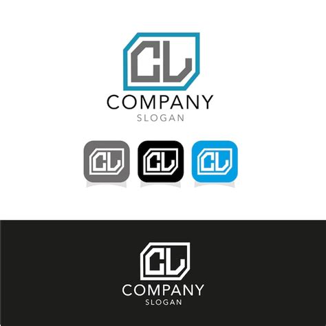 Premium Vector Modern Monogram Initial Letter Cl Logo Design Template