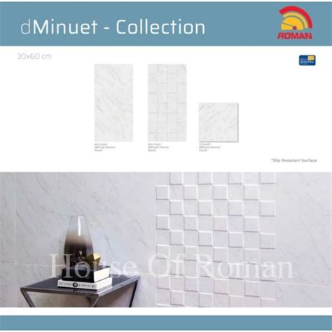 Jual Roman Keramik DMinuet Series 30x60 DMinuet Bianco DMinuet