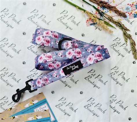 Secret Garden Floral Dog Lead - Reversible