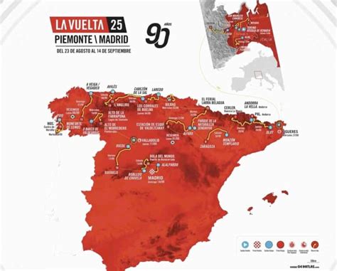 Carte Tour D Espagne D Couvrez Le Parcours D Taill De La E