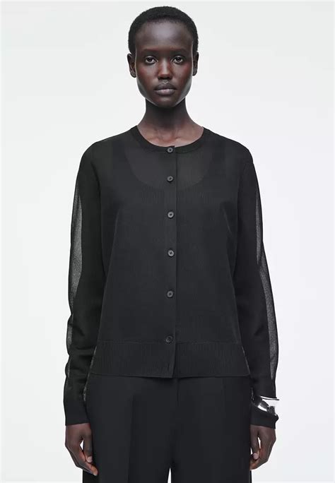 Buy Cos Sheer Fine Knit Cardigan Online Zalora Malaysia