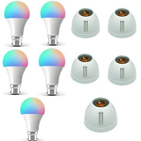 Color Changing Bulb7 in 1 Multicolor With B22 Wall Holders - Etsy