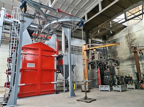 Spinner Hanger Shot Blasting Machine