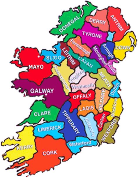 Ireland's Thirty-Two Counties | Irish American Mom