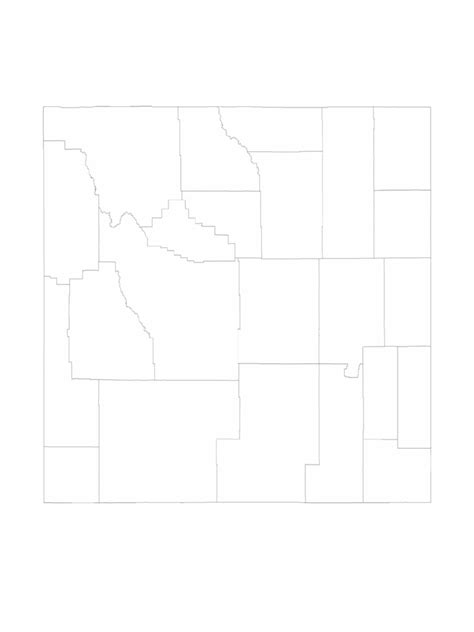 Wyoming Map Template 8 Free Templates In Pdf Word Excel Download