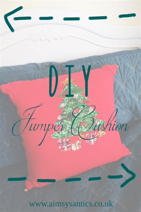 Diy Jumper Cushion How To Make A Cushion From A Jumper Aimsy S Antics