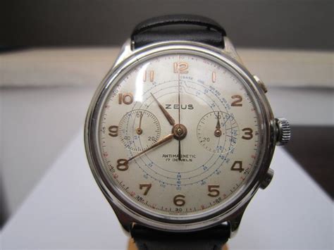 Zeus Chronograph Incabloc Big Size Men 1950 1959 Catawiki