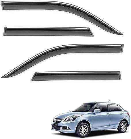 Cosmogear Car Compatible Wind Deflectors Rain Guard Door Visor For