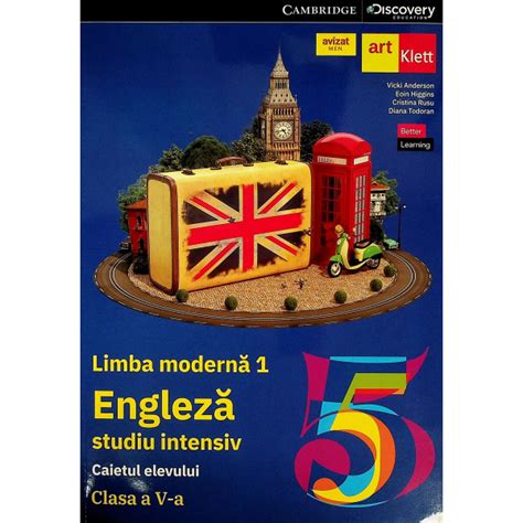 Engleza Studiu Intensiv Clasa A V A Limba Moderna 1 Cu CD