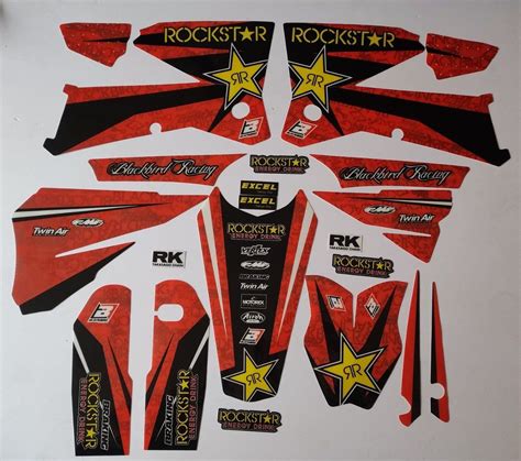 Kit déco ROCKSTAR KTM EXC EXCF SX SXF 2005 2006 2007 Rd2shop