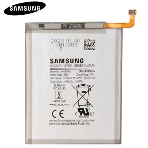 Bateria Samsung Galaxy A A A A S Eb Ba Em Promo O Ofertas