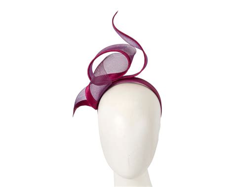 Sculptured Magenta Racing Fascinator By Fillies Collection Online In