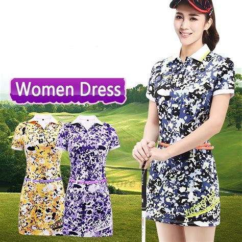 2017 Newest Women's Golf Dress Summer Golf apparel Floral Print Short ...