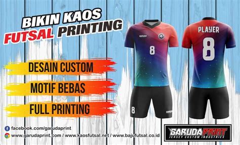 Jasa Pembuatan Jersey Printing Custom Tempat Bikin Kaos Full Print