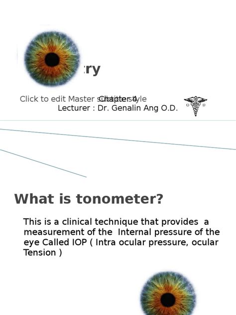 Tonometry.4 | Ophthalmology | Medicine