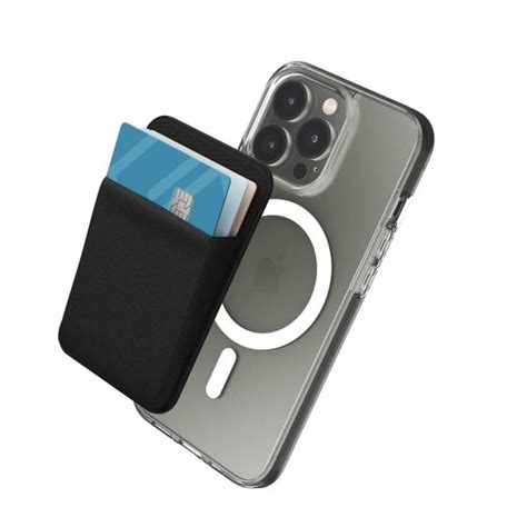 Sinjimoru M Basic Magnetic Wallet For Apple Magsafe Black Alpha Store Kuwait