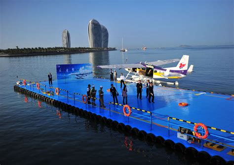 中国首次海空巡查南海 水上旅游飞机换执法马甲 海洋财富网