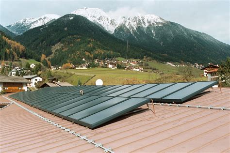 GASOKOL Solar Heat Europe Collector Field With On Roof Collectors