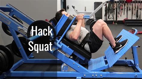 How To Use Standing Hack Squat Machine Branden Rushing