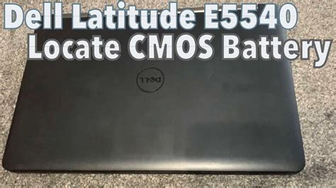 Dell Latitude E5540 Locate CMOS RTC Battery YouTube