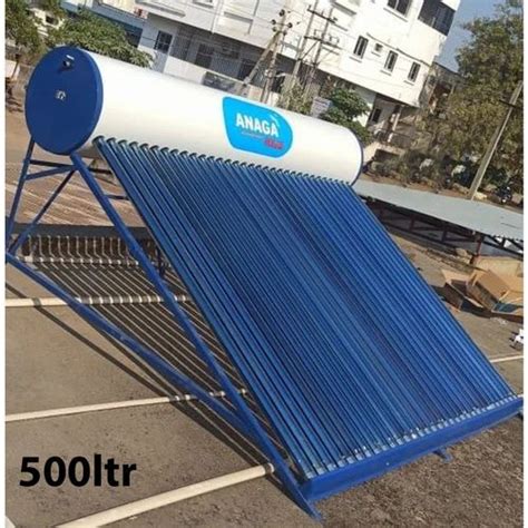 500 LPD Anaga Solar Water Heater At Rs 46000 ETC Solar Water Heater