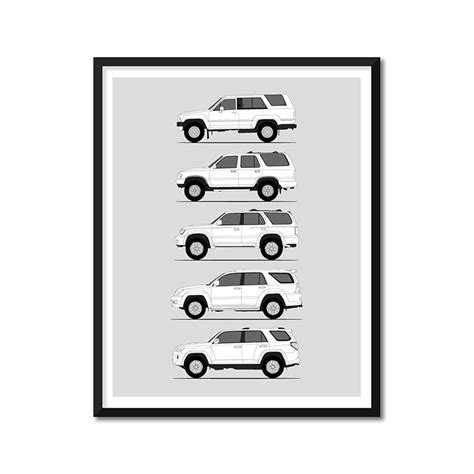 Amazon Toyota 4Runner Inspired Poster Print Wall Art Handmade