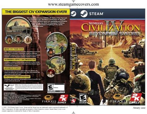 Steam Game Covers Civilization Iv Beyond The Sword Box Art