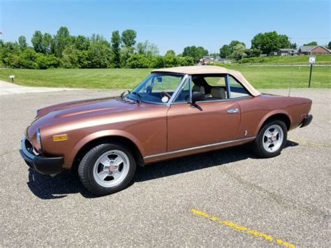 1981 FIAT Spider 2000 Convertible CALIFORNIA CAR VERY CLEAN